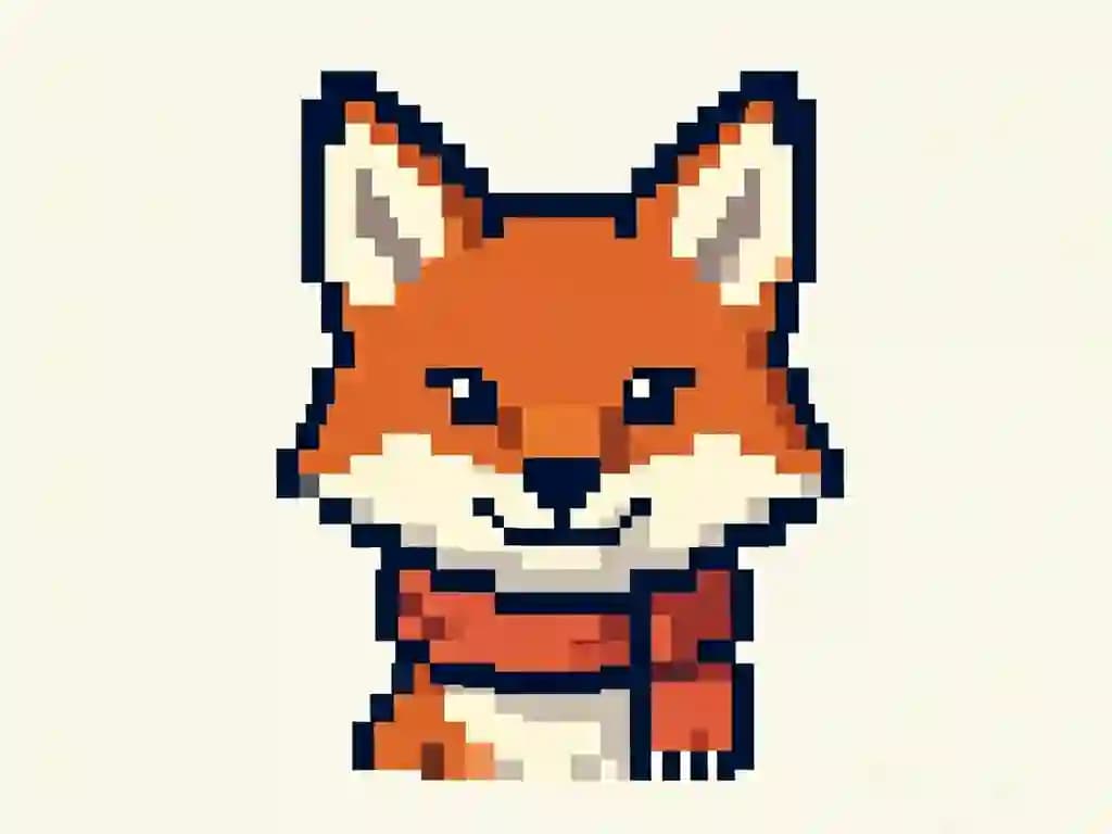 Pixel art example: mascot and character