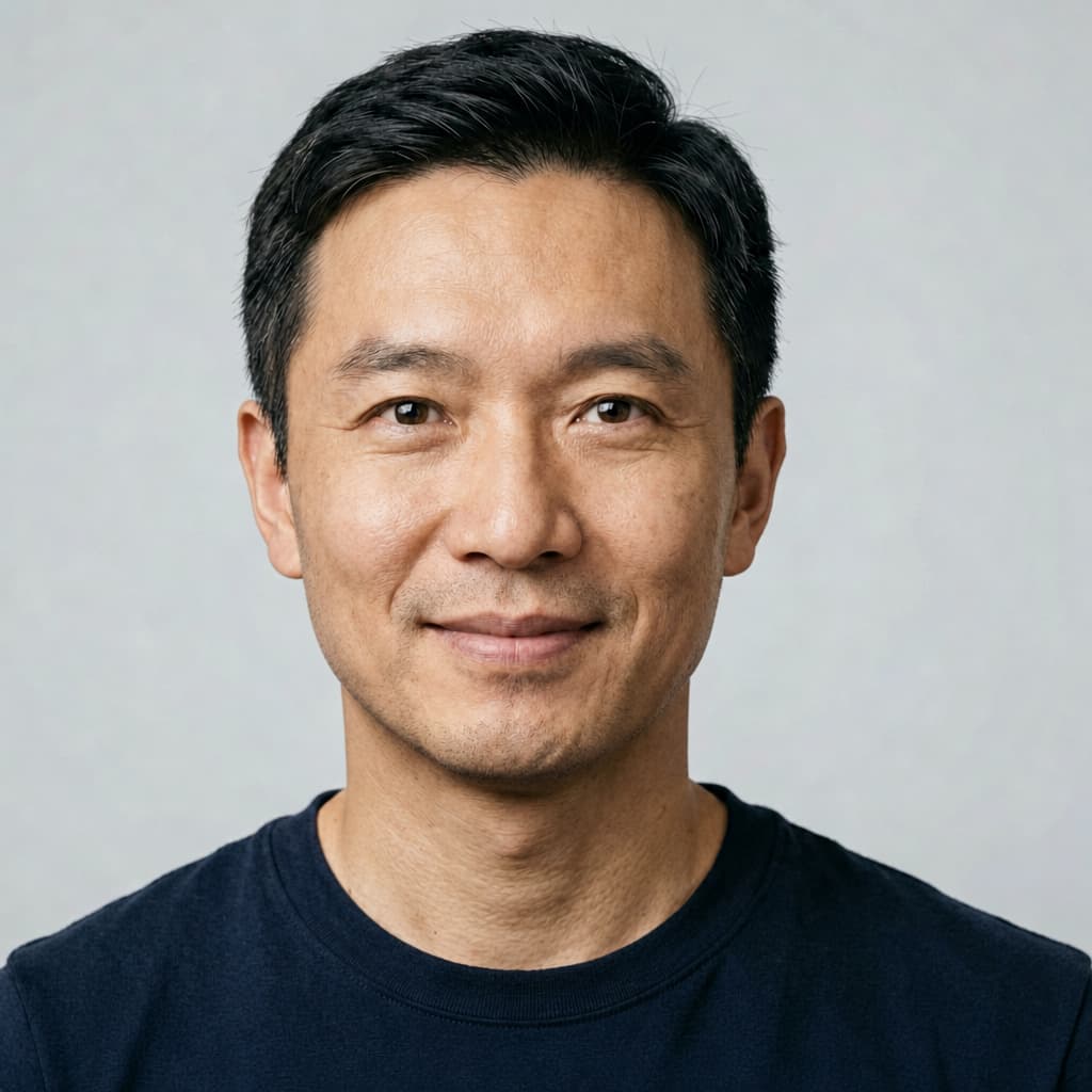 Same fictional portrait with generated three-day stubble