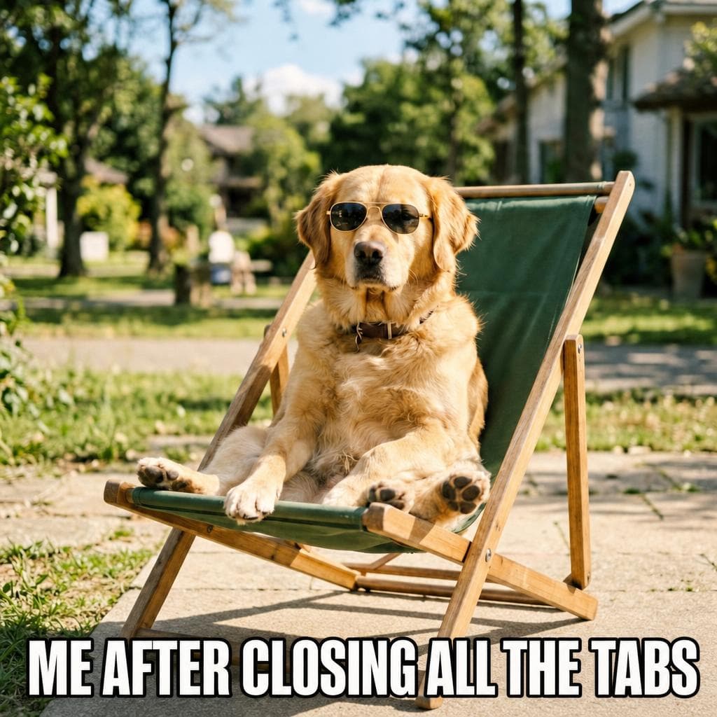 AI meme generator example: Single-panel reaction