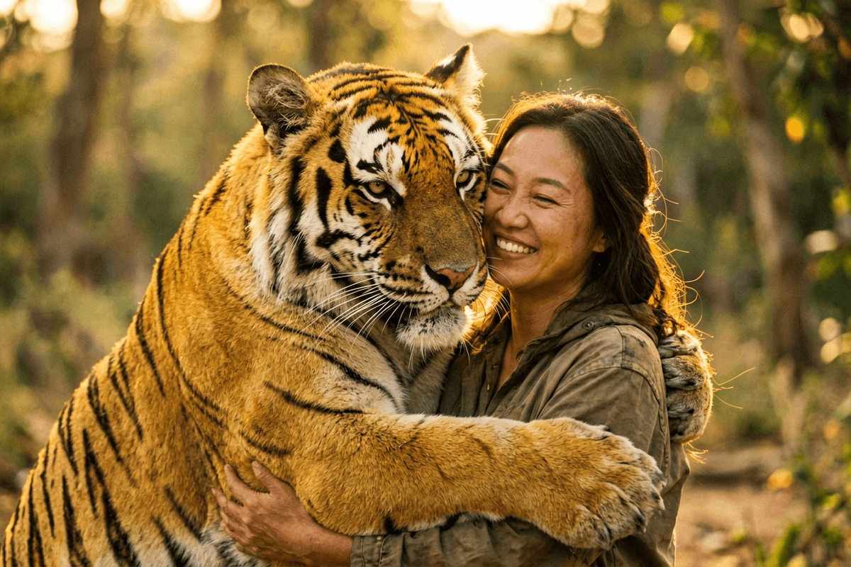 AI Tiger Hug Video Generator cover