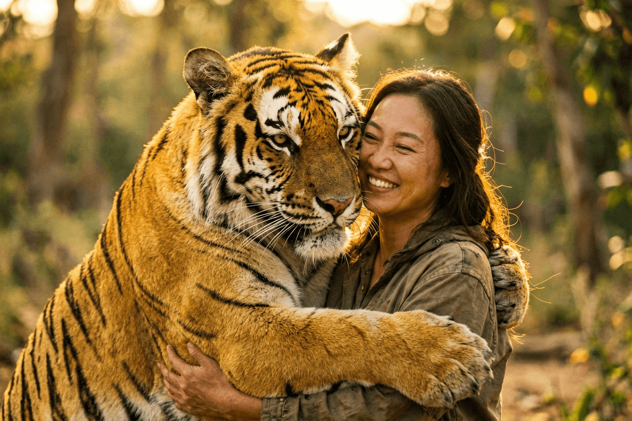 AI Tiger Hug Video Generator preview