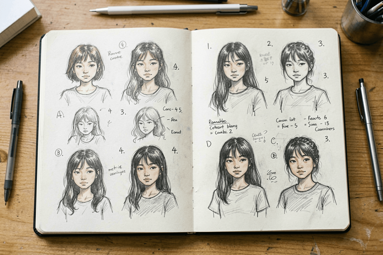 Character Drawing Prompt Generator preview