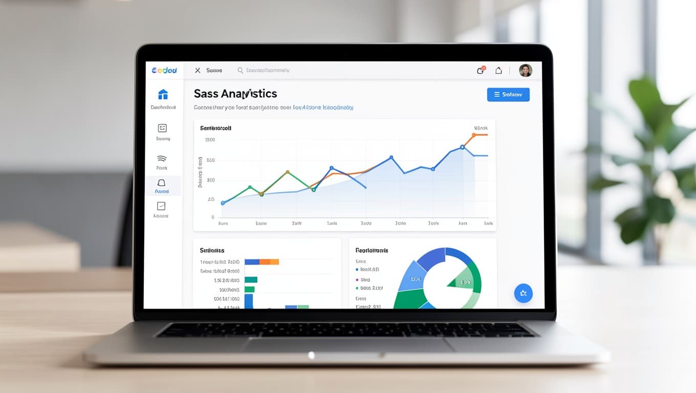 SaaS dashboard mockup from FLUX.2 Klein 9B base