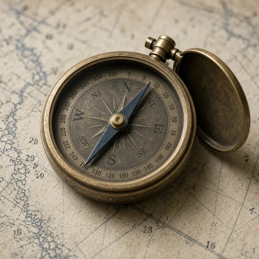 Grok Imagine Image 2.0 compass at 1k low