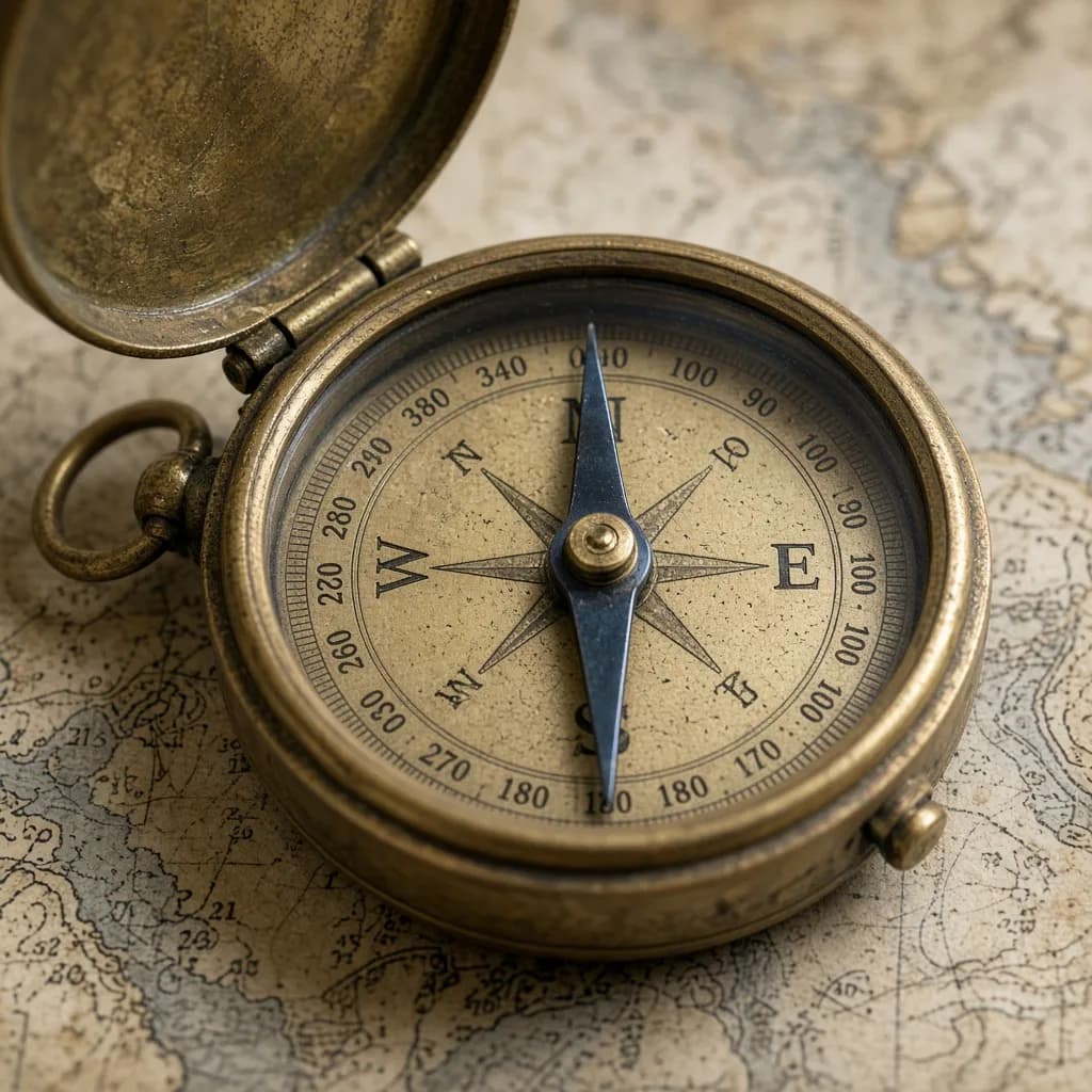 Grok Imagine Image 2.0 compass at 1k medium