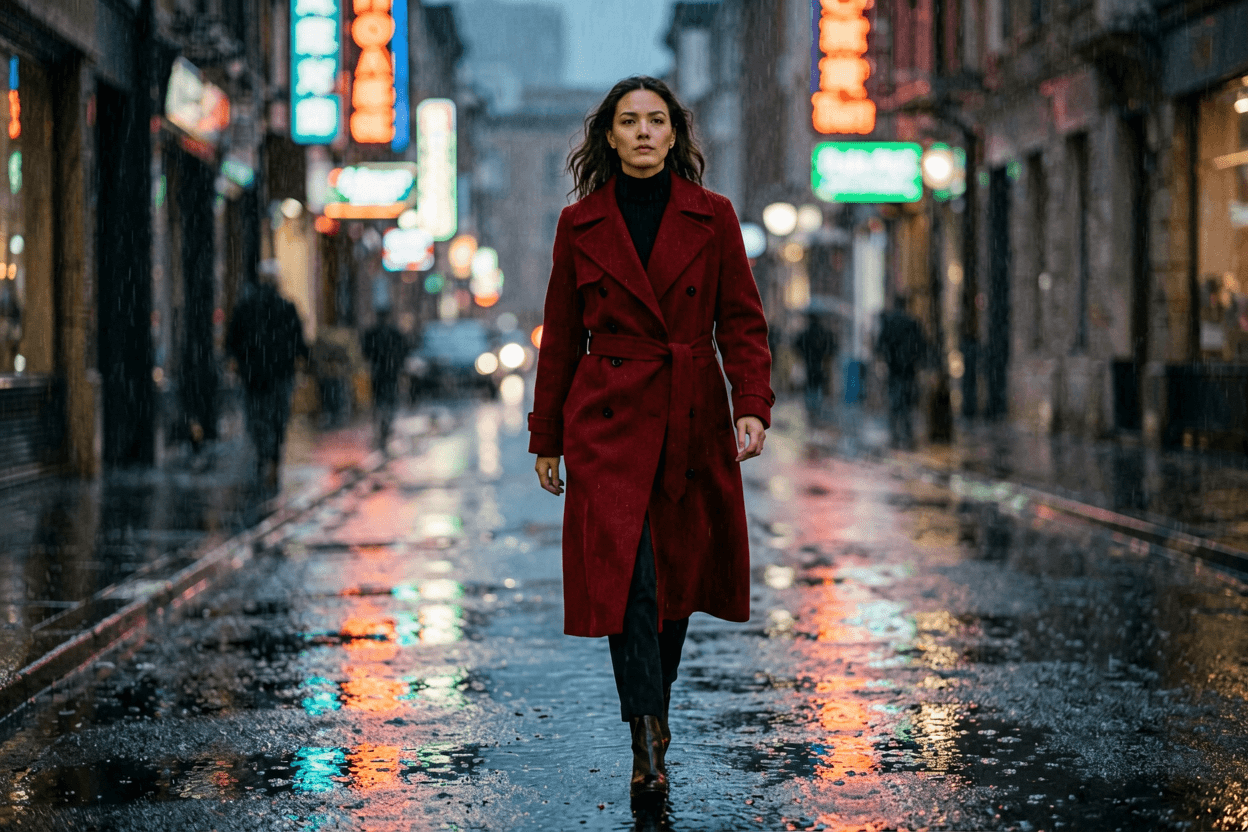 Neon street walk