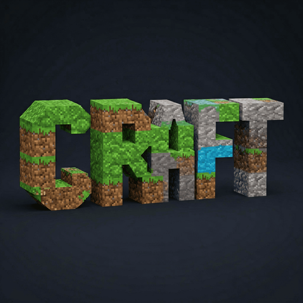 Minecraft Block Text Generator preview