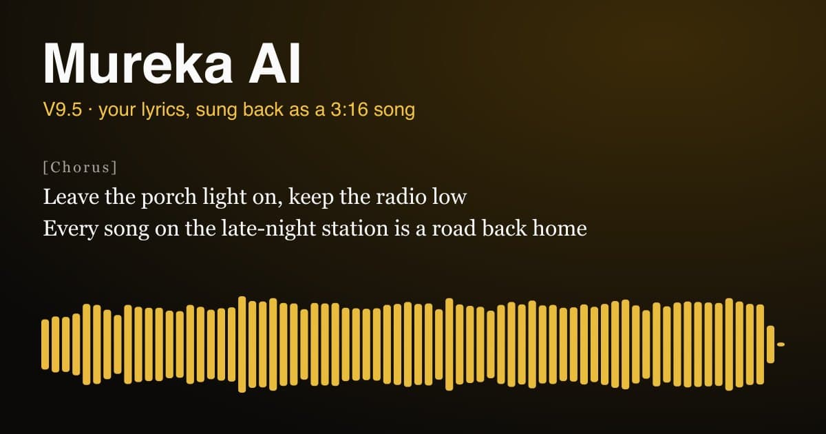Mureka AI cover