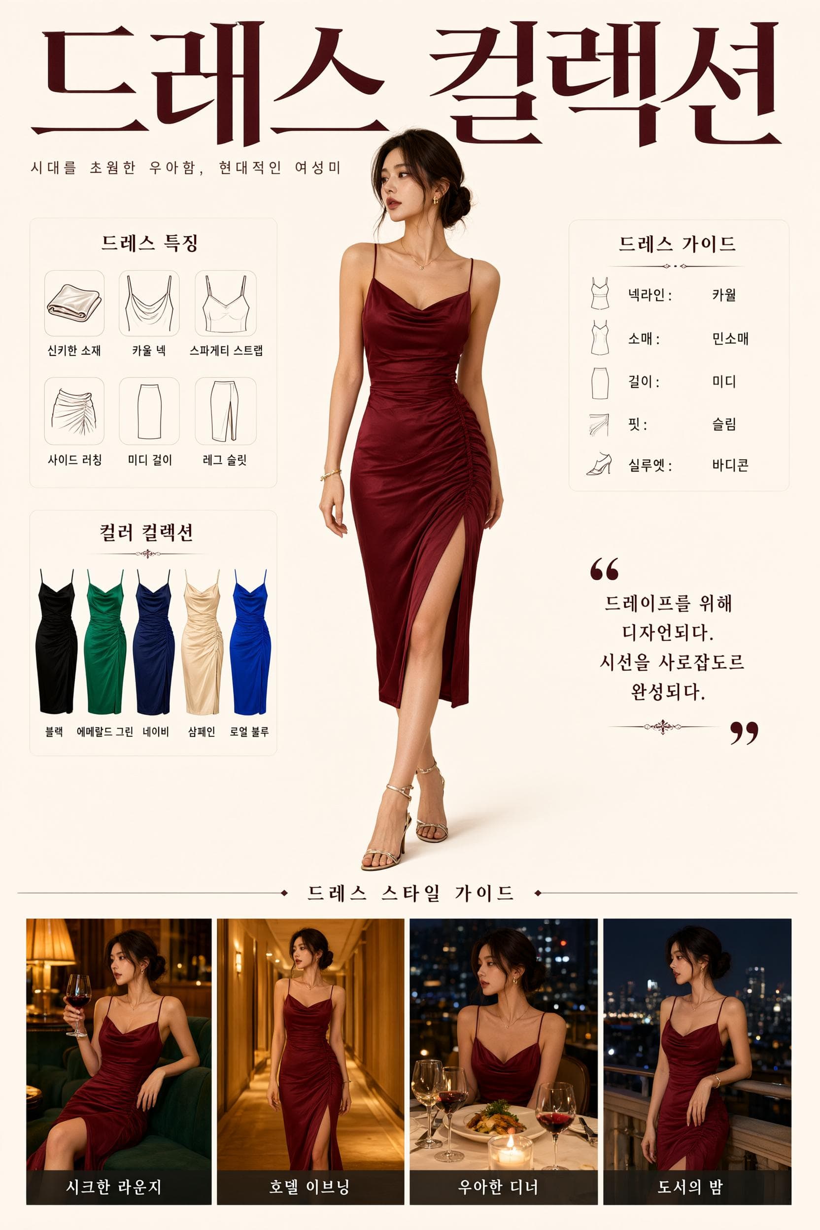 Korean typography and information-layout study for a Qwen Image 3 prompt workflow