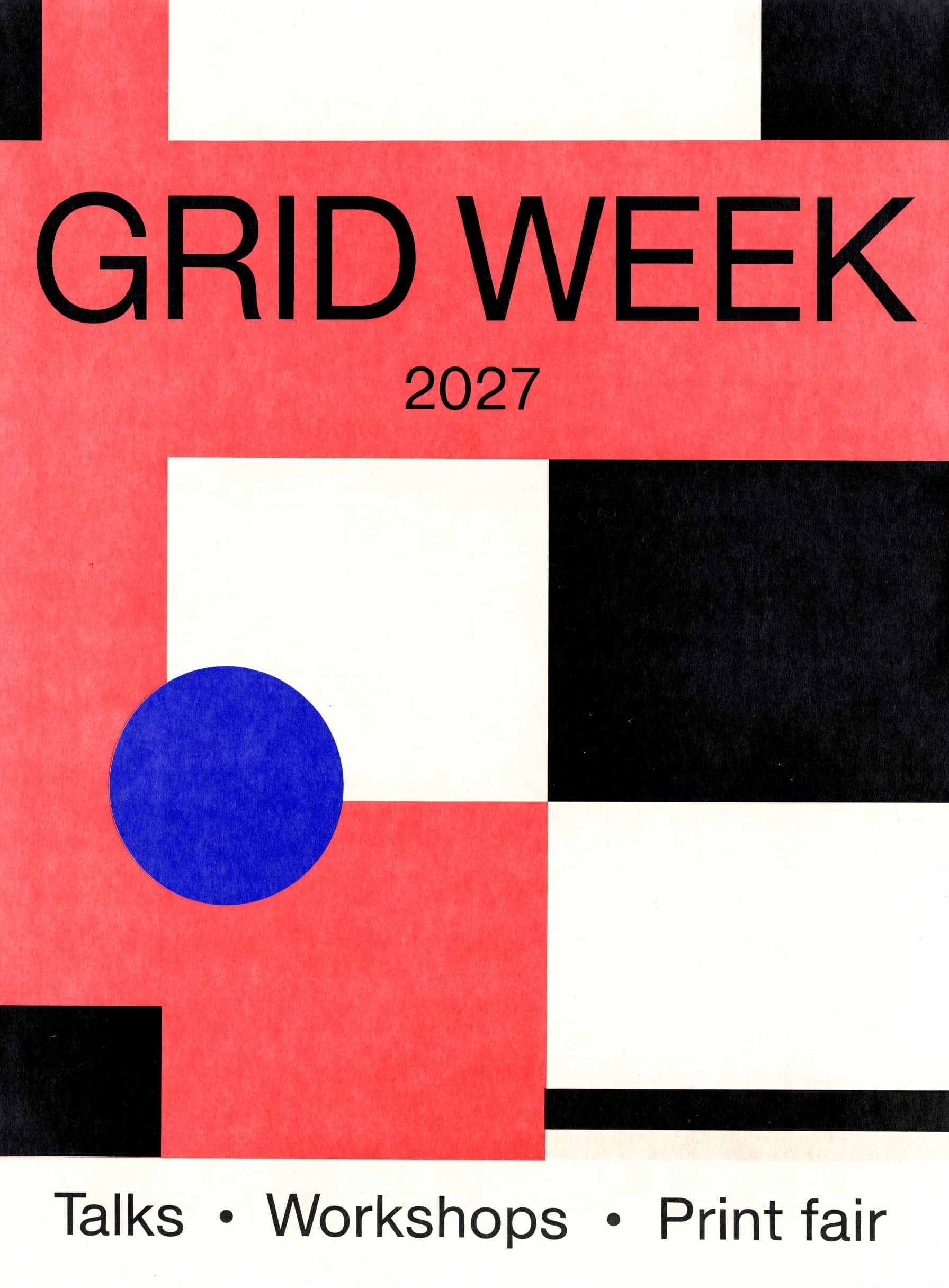 Recraft V4 Pro poster, second attempt, with a clean GRID WEEK headline