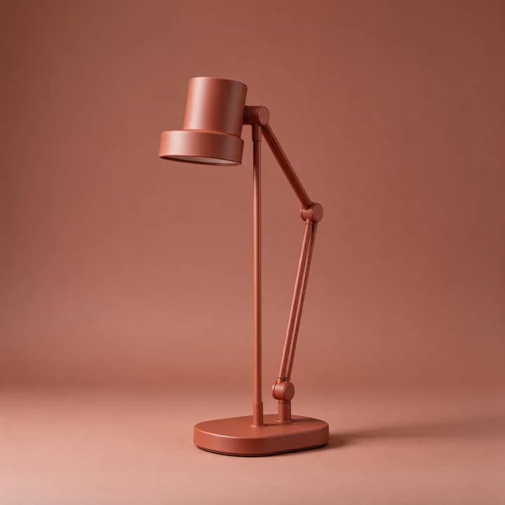 Seedream 5 Flash desk lamp draft in terracotta