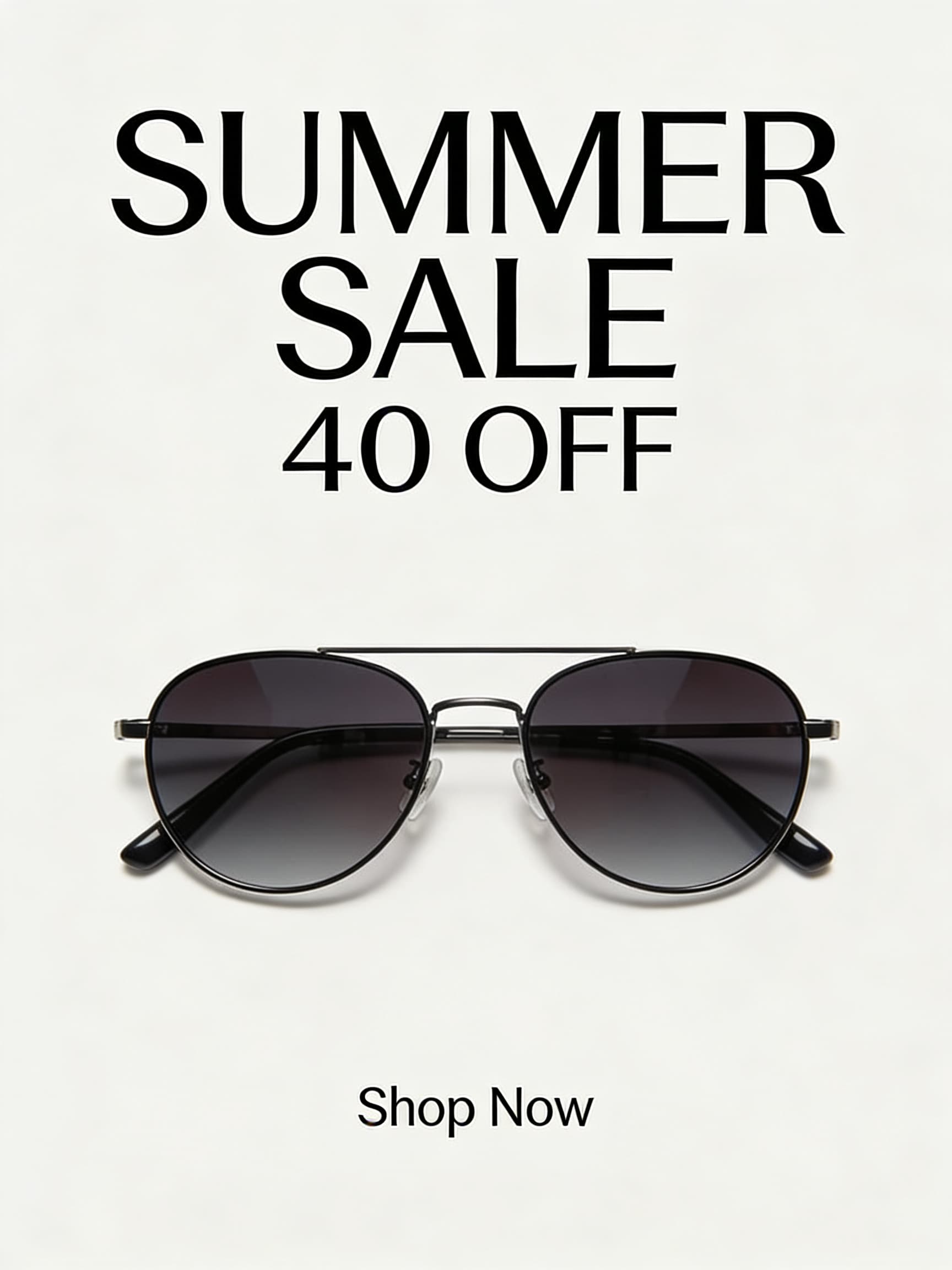 Retail poster with readable SUMMER SALE headline from Seedream text prompt