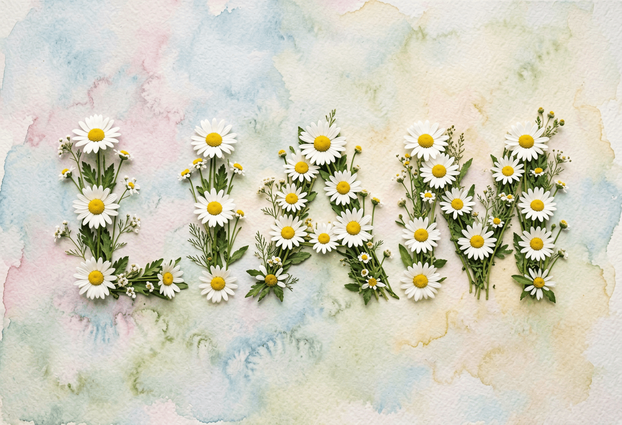 Turn name into flowers example — LIAM