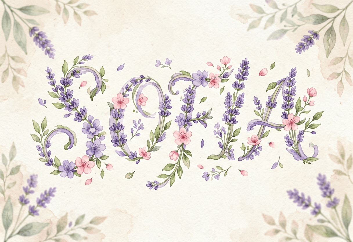 Turn name into flowers example — SOFIA
