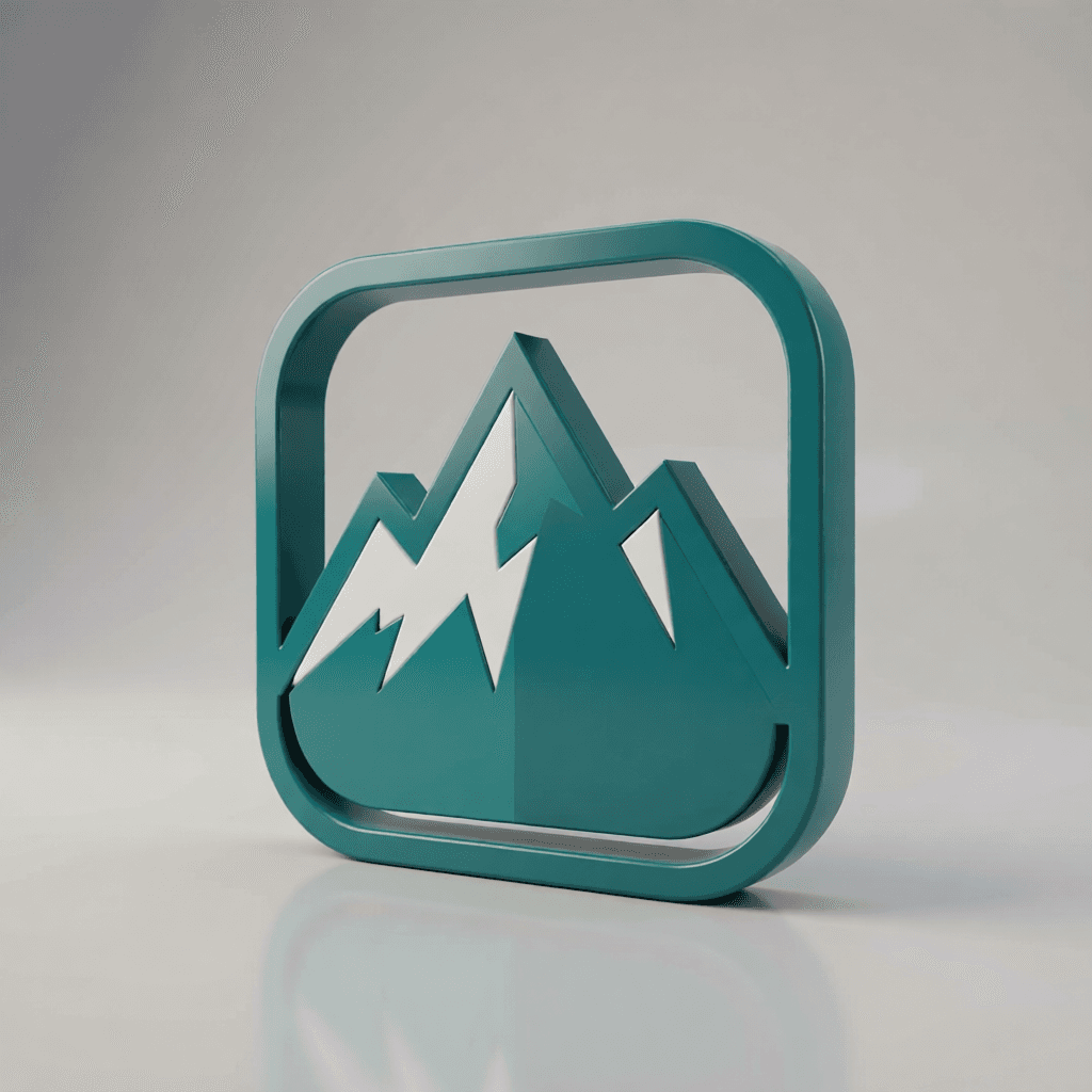 The same logo made to look 3D by the 2d to 3d converter