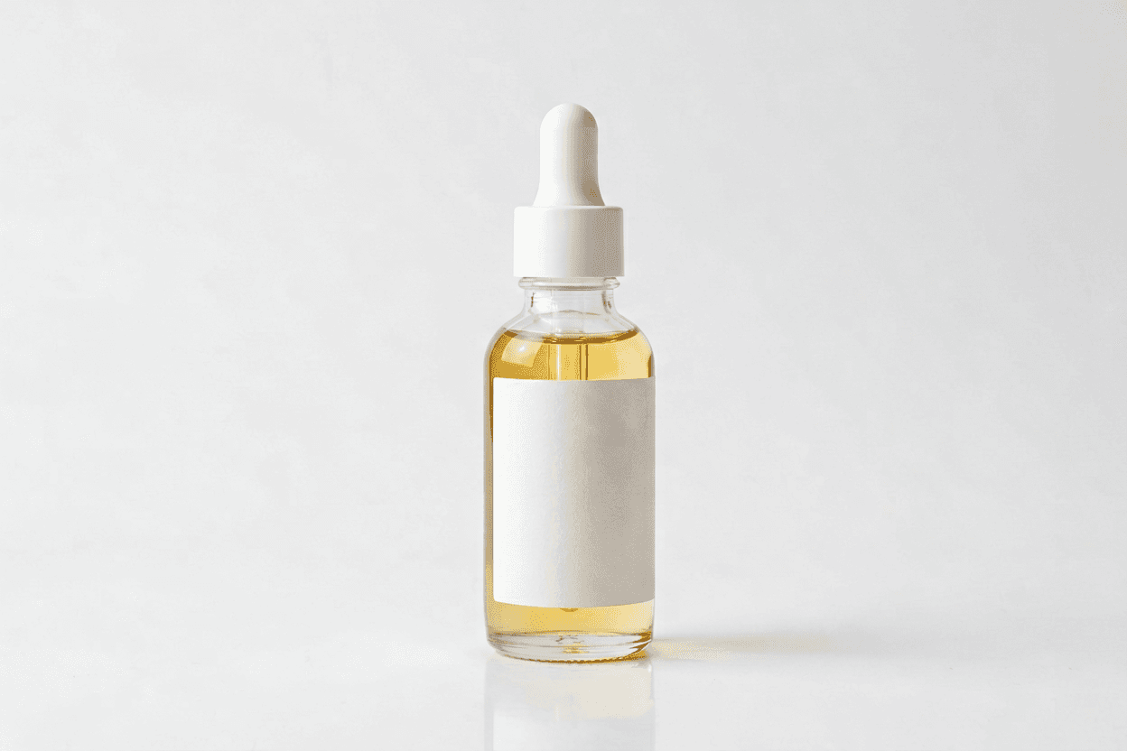 Animate image ai image to video tool for a skincare bottle orbit on a white cyclorama.