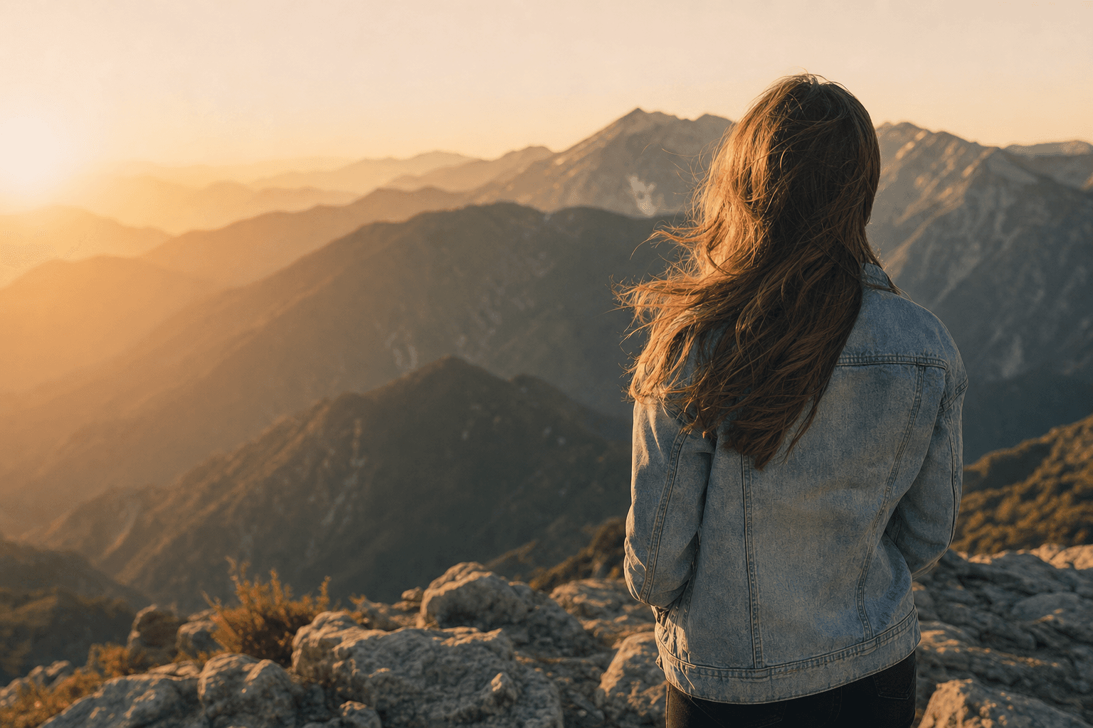 Ridge overlook — golden hour 85mm — GPT Image 2 prompt example