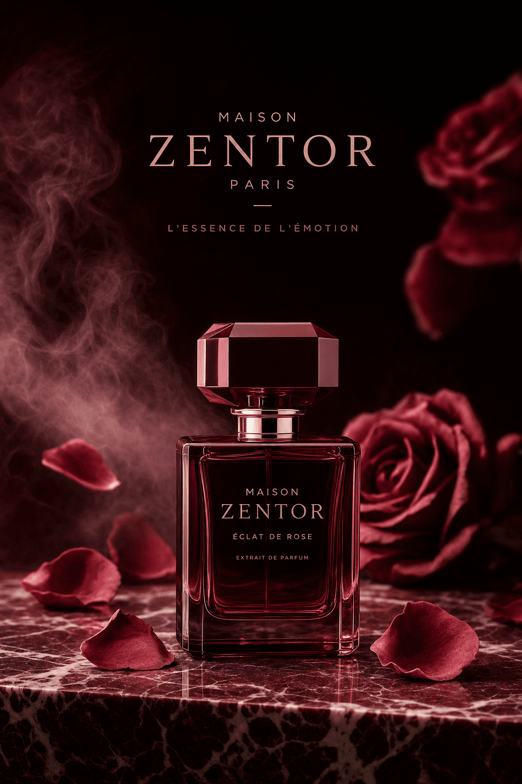 Fragrance hero — luxury restraint — GPT Image 2 prompt example