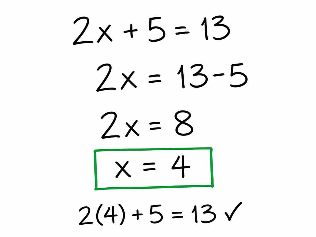 GPT Image 2 output: the worked solution written step by step with the answer boxed