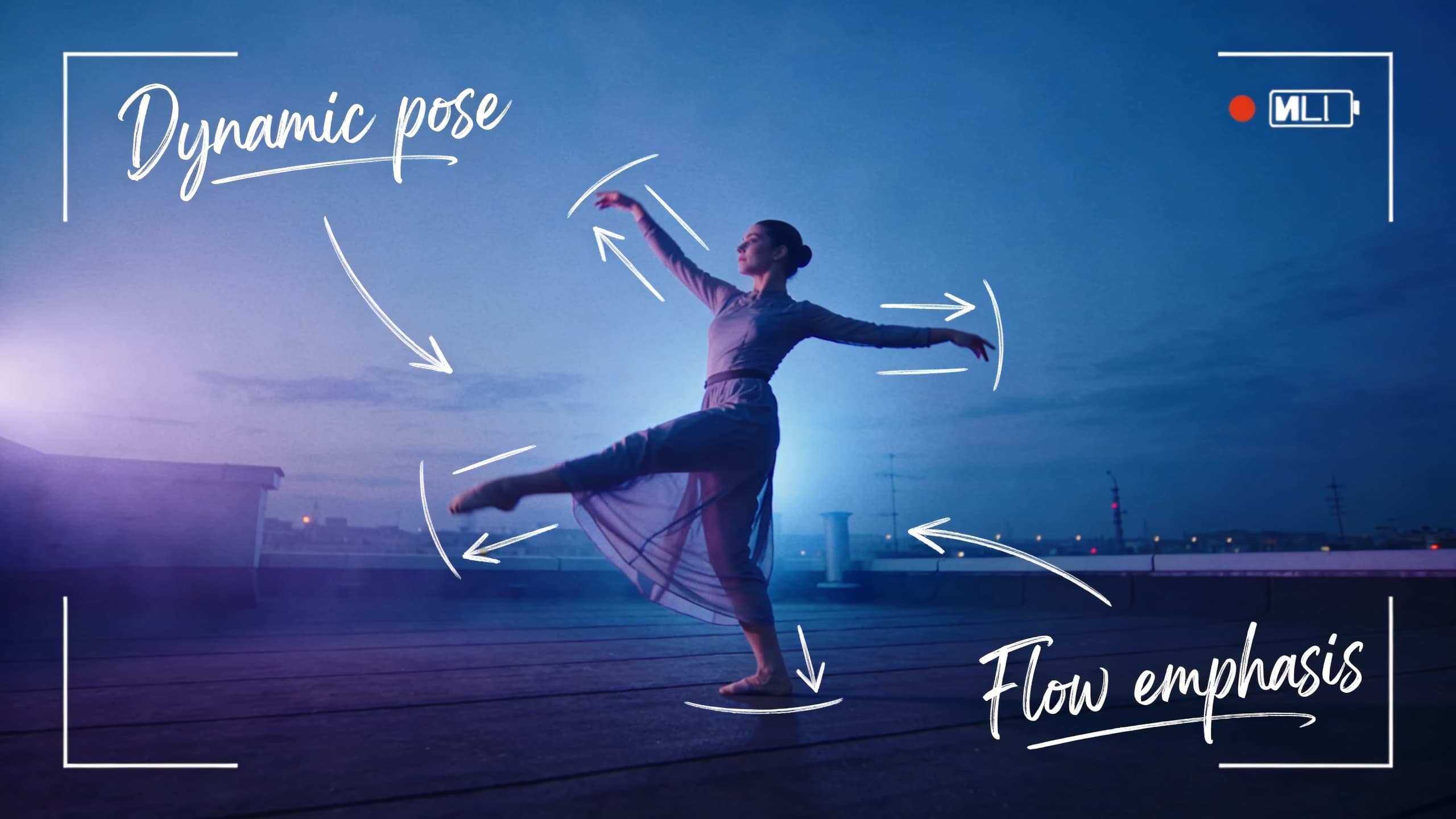 Storyboard frame with motion cues for Seedream video generator