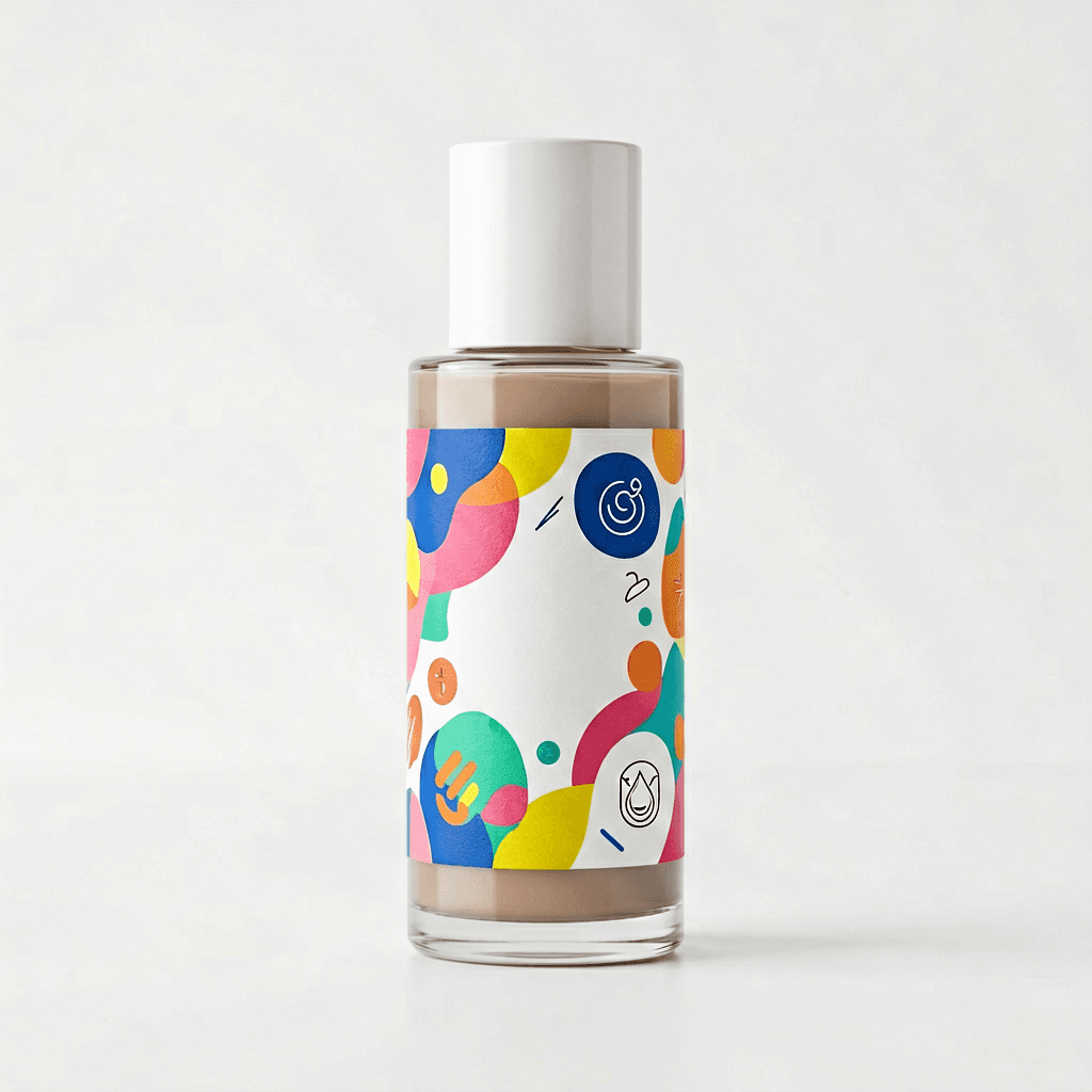 Curved bottle source for Unwrap Image AI