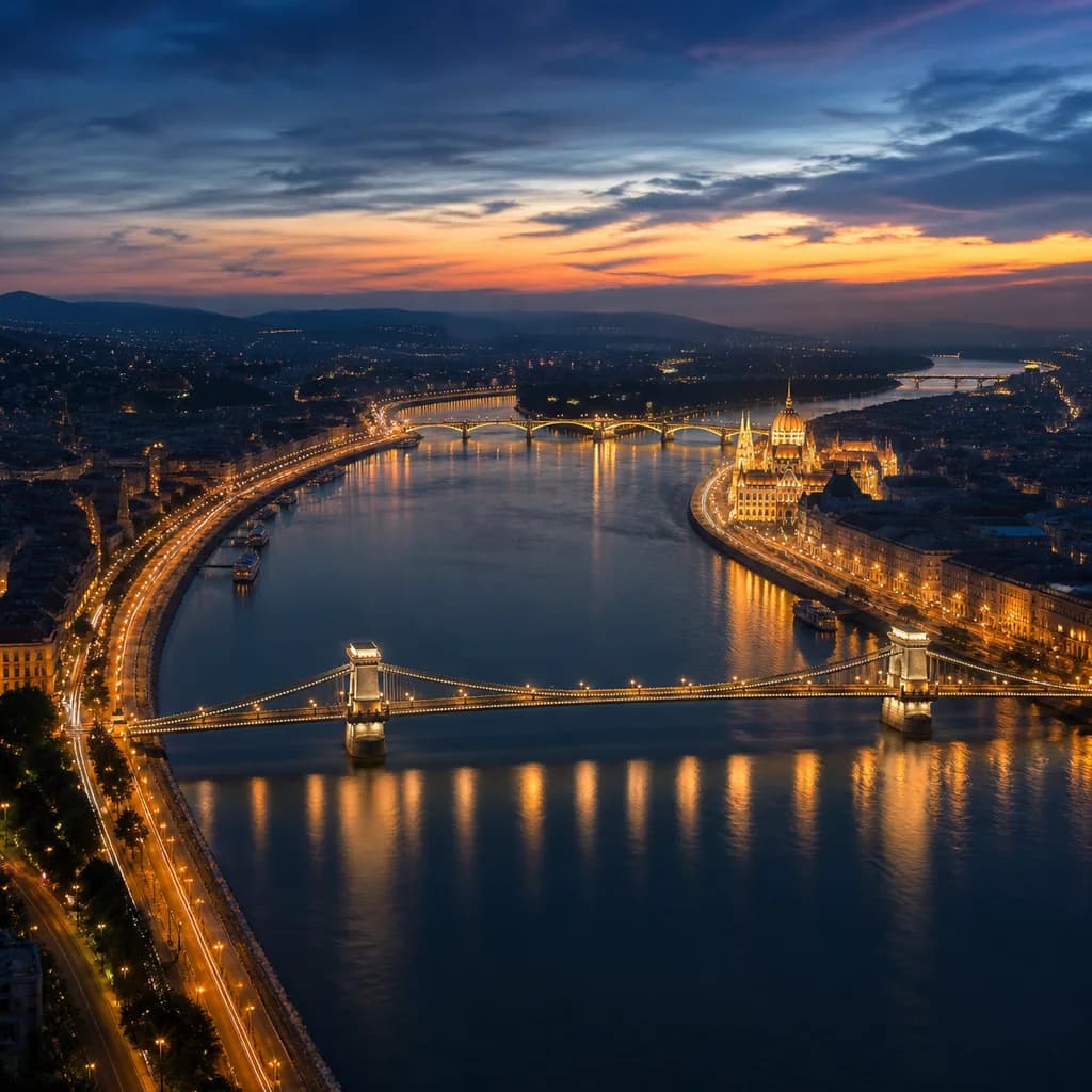 Budapesti videóhoz generált instrumentális zene saját borítója